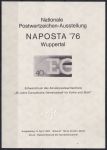 Obrázek k výrobku 45204 - 1974, Bundes, PT, Národní výstava poštovních cenin NAPOSTA ´74, Essen