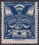Obrázek k výrobku 45213 - 1920, ČSR I, 0143AVV, Výplatní známka: Holubice ✶