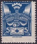 Obrázek k výrobku 45215 - 1920, ČSR I, 0143AVV, Výplatní známka: Holubice ✶
