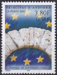 Obrázek k výrobku 45582 - 1999, Andorra (Francouzská pošta), 0536, 50 let Evropské rady ✶✶