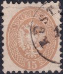 Obrázek k výrobku 45756 - 1864, Lombardsko-Benátsko, 21, Výplatní známka: Dvouhlavý orel ⊙