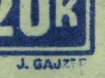 Obrázek k výrobku 45791 - 1945, ČSR II, 0359DV, Výplatní známka: Košické vydání - Symbol spojenectví ČSR-SSSR ✶✶ o D