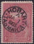Obrázek k výrobku 45825 - 1899/1900, Tasmánie, 62, Výplatní známka: Krajinky - Mount Wellington ⊙