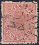 Obrázek k výrobku 45840 - 1897/1907, Queensland, 0095, Výplatní známka: Královna Viktorie ⊙