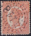 Obrázek k výrobku 45842 - 1890/1894, Queensland, 0073, Výplatní známka: Královna Viktorie ⊙