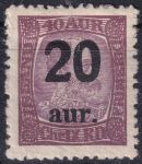 Obrázek k výrobku 45878 - 1921, Island, 0105, Výplatní známka ✶