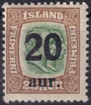Obrázek k výrobku 45879 - 1921, Island, 0105, Výplatní známka ✶