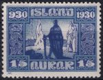 Obrázek k výrobku 45926 - 1930, Island, 0128, 1000 let Allthingu: Přistání prvních kolonistů pod vedením Ingolfa Amarssona ✶