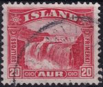 Obrázek k výrobku 45928 - 1931, Island, 0150, Výplatní známka: Vodopád Gullfoss ⊙