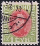 Obrázek k výrobku 45935 - 1882, Island, 0015A, Výplatní známka: Číslice s korunou v oválu ⊙