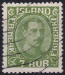 Obrázek k výrobku 45939 - 1932, Island, 0159, Výplatní známka: Král Kristián X. ⊙