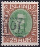 Obrázek k výrobku 45942 - 1932, Island, 0159, Výplatní známka: Král Kristián X. ⊙