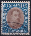 Obrázek k výrobku 45943 - 1932, Island, 0161, Výplatní známka: Král Kristián X. ⊙