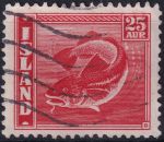 Obrázek k výrobku 45971 - 1941, Island, 0210A, Výplatní známka:Typické zemské motivy: Gadus morrhua ⊙