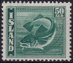 Obrázek k výrobku 45981 - 1947, Island, 0227C, Výplatní známka: Typické zemské motivy: Clupea harengus, ✶✶