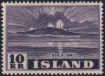 Obrázek k výrobku 46004 - 1948, Island, 0252, Výplatní známka: Vulkán z pohledu od moře ✶