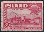 Obrázek k výrobku 46320 - 1949, Island, 0259, 75 let Světové poštovní unie (UPU): Koňská pošta ⊙