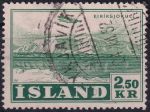 Obrázek k výrobku 46337 - 1952, Island, 0278, Letecká známka: Letadlo nad krajinou - Letadlo nad Snaefellsjökull ⊙
