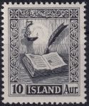 Obrázek k výrobku 46342 - 1950, Island, 0264, Výplatní známka: Rybářství a zemědělství - polní hospodářství ✶✶