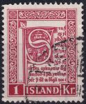 Obrázek k výrobku 46343 - 1950, Island, 0264, Výplatní známka: Rybářství a zemědělství - Polní hospodářství ⊙