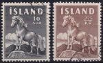 Obrázek k výrobku 46375 - 1958, Island, 0323/0324, Výplatní známky: Květiny ⊙