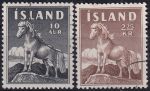 Obrázek k výrobku 46376 - 1958, Island, 0325/0326, Výplatní známky: Islanský kůň ⊙