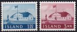 Obrázek k výrobku 46412 - 1958, Island, 0329/0330, Výplatní známky: Budova vlády ✶✶