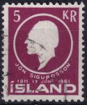 Obrázek k výrobku 46419 - 1960, Island, 0351, 150. výročí narození Jóna Sigurdssona ⊙