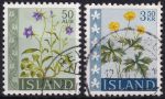 Obrázek k výrobku 46488 - 1958, Island, 0323/0324, Výplatní známky: Květiny ⊙