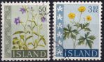 Obrázek k výrobku 46489 - 1962, Island, 0359/0360, Výplatní známky: Květiny ⊙