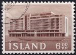Obrázek k výrobku 46492 - 1962, Island, 0363, Výplatní známka: Novostavby - Dům zemědělské společnosti ⊙
