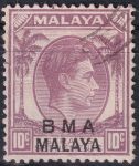 Obrázek k výrobku 46503 - 1948, Malajsko (Britská vojenská správa), 07c, Výplatní známka: Král Jiří VI. ⊙