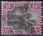 Obrázek k výrobku 46506 - 1904, Malajsko, 29b, Výplatní známka: Tygr ⊙