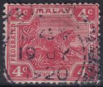 Obrázek k výrobku 46512 - 1919, Malajsko, 44, Výplatní známka: Tygr ⊙