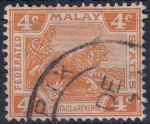 Obrázek k výrobku 46519 - 1923, Malajsko, 57, Výplatní známka: Tygr ⊙
