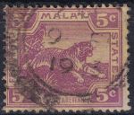 Obrázek k výrobku 46520 - 1926, Malajsko, 58, Výplatní známka: Tygr ⊙