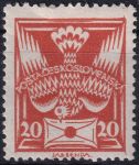 Obrázek k výrobku 46560 - 1921, ČSR I, 0148IIAVV, Výplatní známka: Holubice ✶ o H