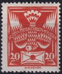 Obrázek k výrobku 46561 - 1921, ČSR I, 0148IIAVV, Výplatní známka: Holubice ✶