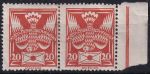 Obrázek k výrobku 46565 - 1921, ČSR I, 0148IIAVV, Výplatní známka: Holubice ✶