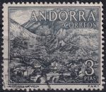 Obrázek k výrobku 46640 - 1963, Andorra (Španělská pošta), 0062, Výplatní známka: Krajinky - Kostel Santa Coloma ⊙