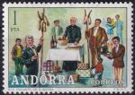 Obrázek k výrobku 46642 - 1963, Andorra (Španělská pošta), 0061, Výplatní známka: Krajinky - Canillo ✶✶