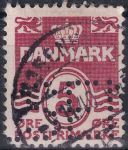 Obrázek k výrobku 46668 - 1938, Dánsko, 244x, Výplatní známka: Vlnky ⊙ 