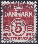 Obrázek k výrobku 46669 - 1938, Dánsko, 244x, Výplatní známka: Vlnky ⊙ 