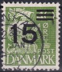 Obrázek k výrobku 46687 - 1938, Dánsko, 244y, Výplatní známka: Vlnky ⊙ 