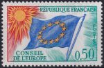 Obrázek k výrobku 46715 - 1969, Francie, SL013/014, Služební známky pro Evropskou radu: Evropská vlajka ✶✶