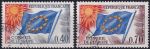Obrázek k výrobku 46738 - 1969, Francie, SL013/014, Služební známky pro Evropskou radu: Evropská vlajka ✶✶