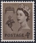 Obrázek k výrobku 46946 - 1968, Guernsey, 0004, Výplatní známka: Královna Alžběta II. ✶✶