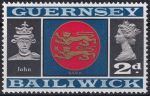 Obrázek k výrobku 46956 - 1969, Guernsey, 0008, Výplatní známka: Pohledy a znaky - Zámek Cornet, Eduard Dobyvatel ✶✶