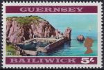 Obrázek k výrobku 46968 - 1969, Guernsey, 0011, Výplatní známka: Pohledy a znaky - Znak ostrova Sark, král Jan✶✶