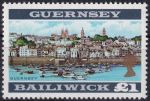 Obrázek k výrobku 46969 - 1969, Guernsey, SL0014, Výplatní známka: Pohledy a znaky - Znak Guernsey, Alžběta I. ✶✶